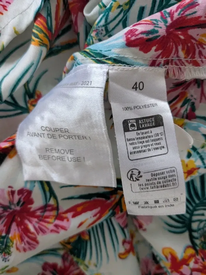 Robe fleurie T40 : U Collection - photo numéro 8