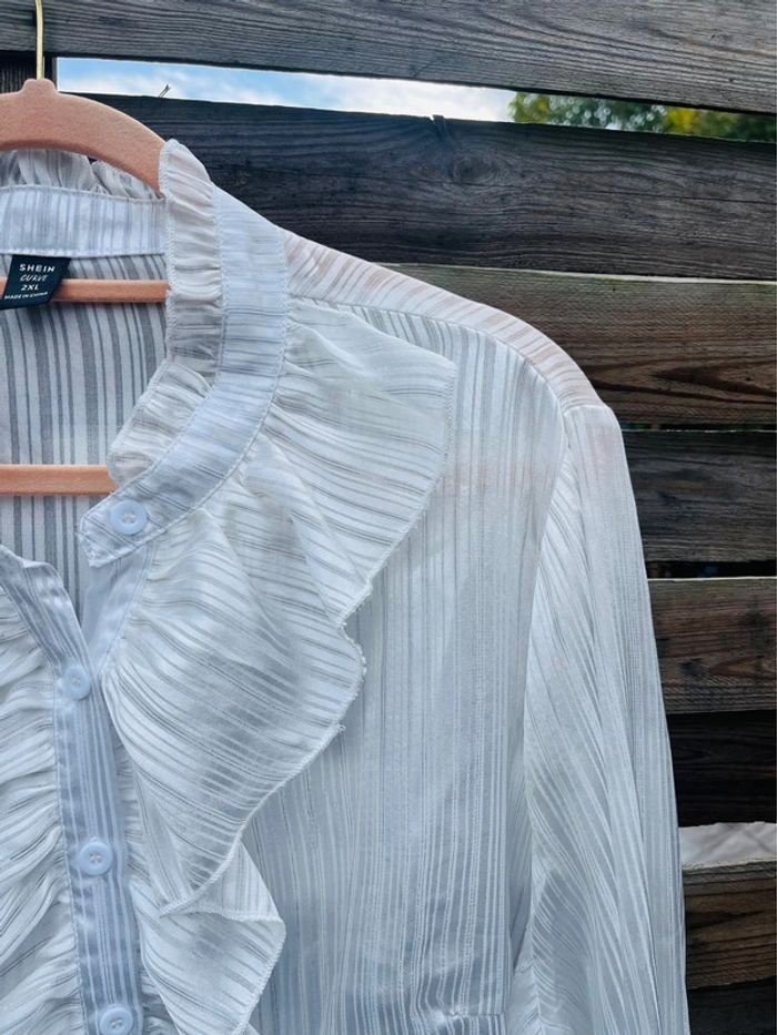 Chemisier blanc - Taille 2XL - photo numéro 6