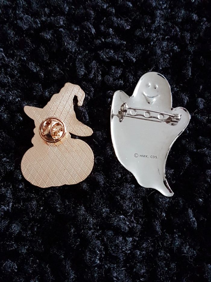Lot une broche et un pin's Halloween - photo numéro 2