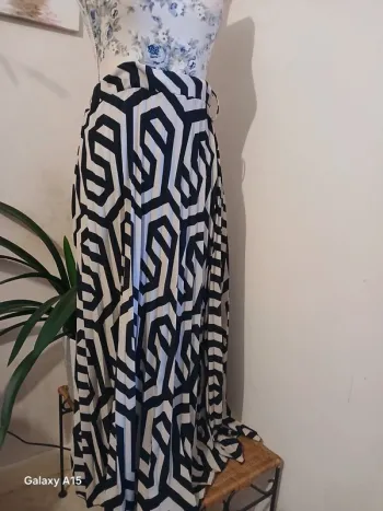 jupe plissée longue