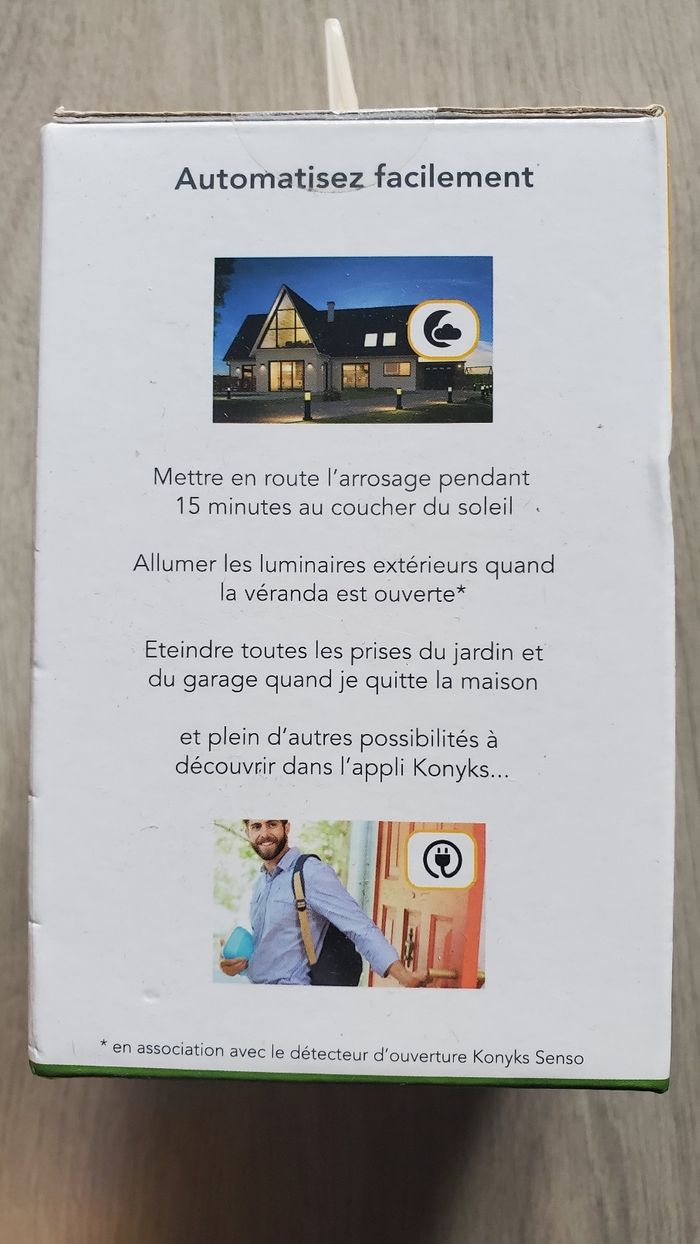 Prise extérieure Connecté Ip55 Konyks Pluviose Neuve. - photo numéro 5