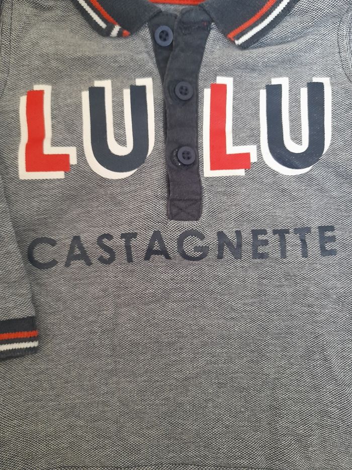 Polo manches longues lulu castagnette 12 mois - photo numéro 2