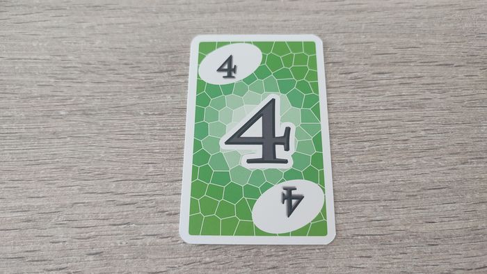 Carte numéro 4 n°4 pièce détachée Skyjo jeu de société #E15