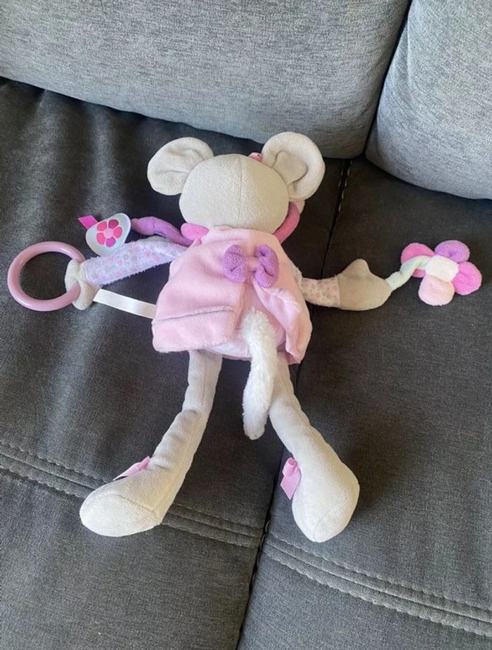 Peluche Doudou et Compagnie souris - photo numéro 4