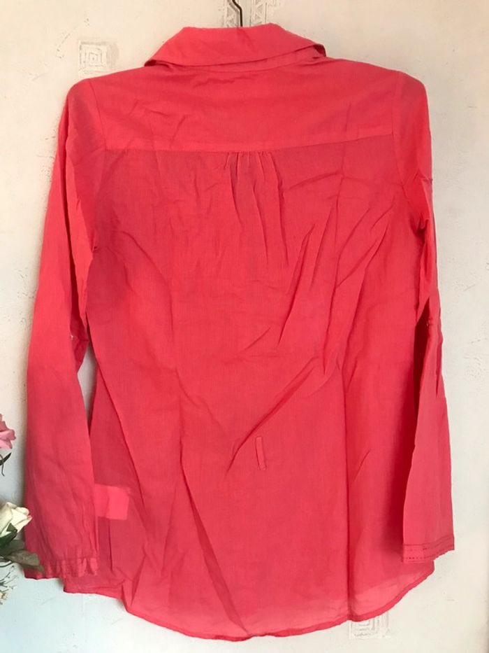 Chemise rose/corail Cache Cache - photo numéro 3