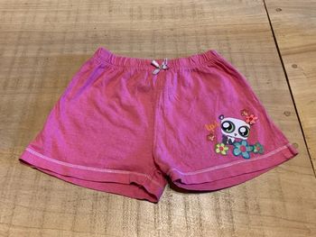 Short rose Pet Shop taille 5 ans