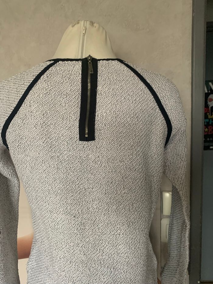 Pull blanc et noir - photo numéro 3