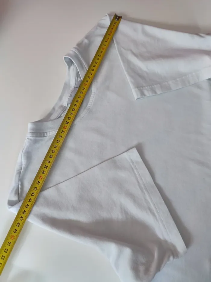 T-shirt blanc Adidas – Taille L - photo numéro 7