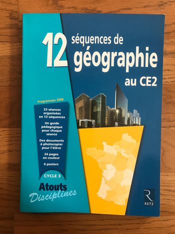 Guide pédagogique 12 Séquences Géographie Cycle 3 + évaluations + questionnaires+ posters - RETZ