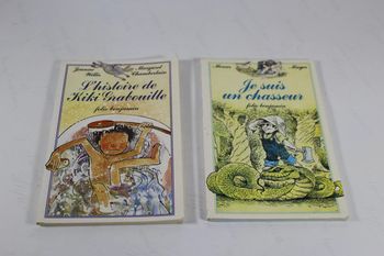 Folio Benjamin Je suis un chasseur et L'histoire de Kiki Grabouille 1988