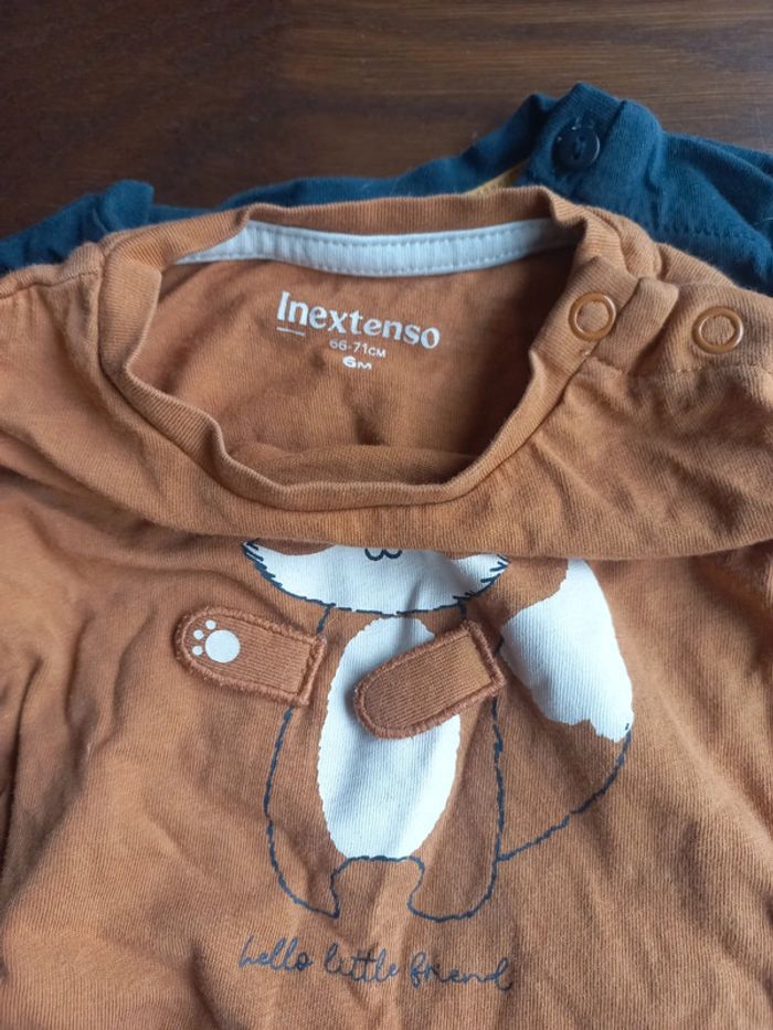 Lot 2 t-shirts manches longues "renard" - photo numéro 7