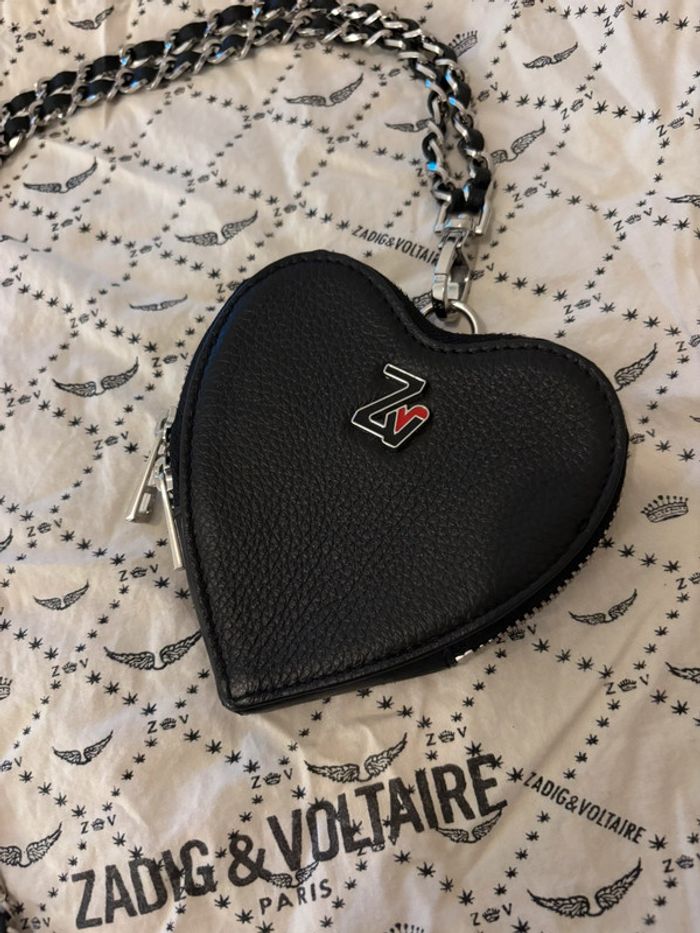 Mini pochette cœur Zadig et Voltaire - photo numéro 2