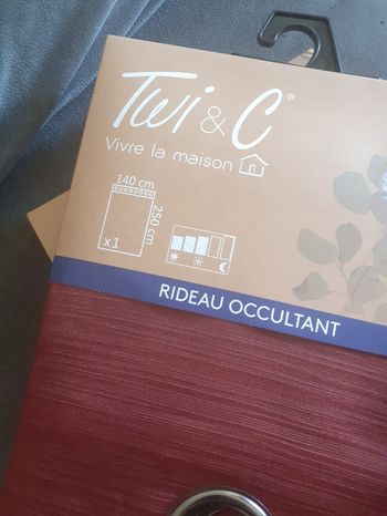 Rideaux  occultant