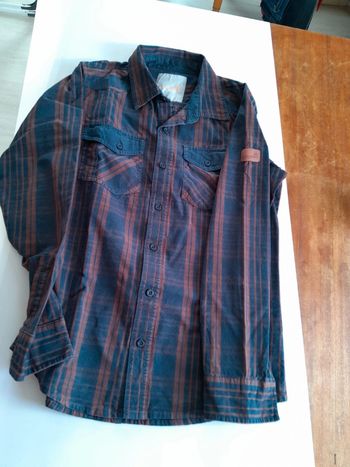 Chemise carreaux