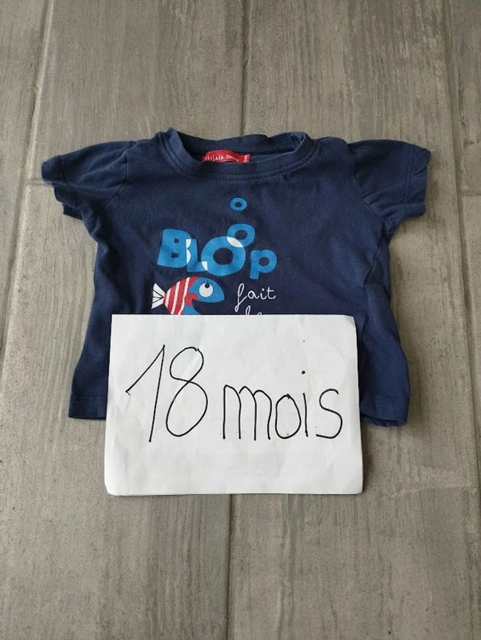 Lot n°324 T-shirt manches courtes Tissaia 18 mois