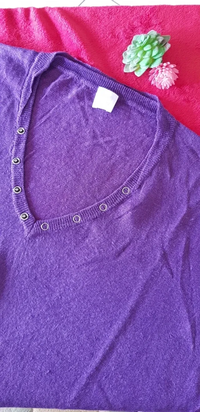 Pull manches courtes Camaïeu