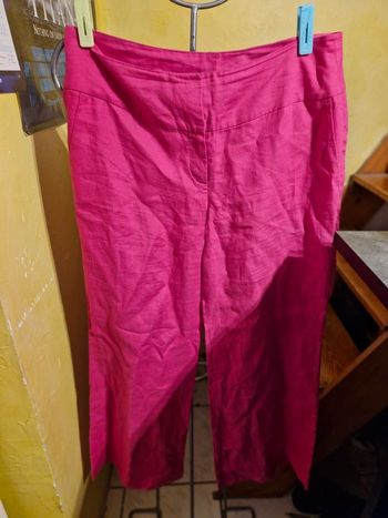 Pantalon rose patte d elephant