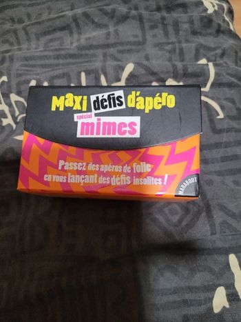 Maxi défis d apero special mimes