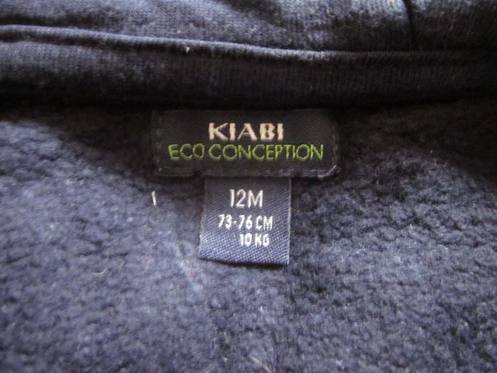 Veste à capuche zippée 12 mois - photo numéro 4