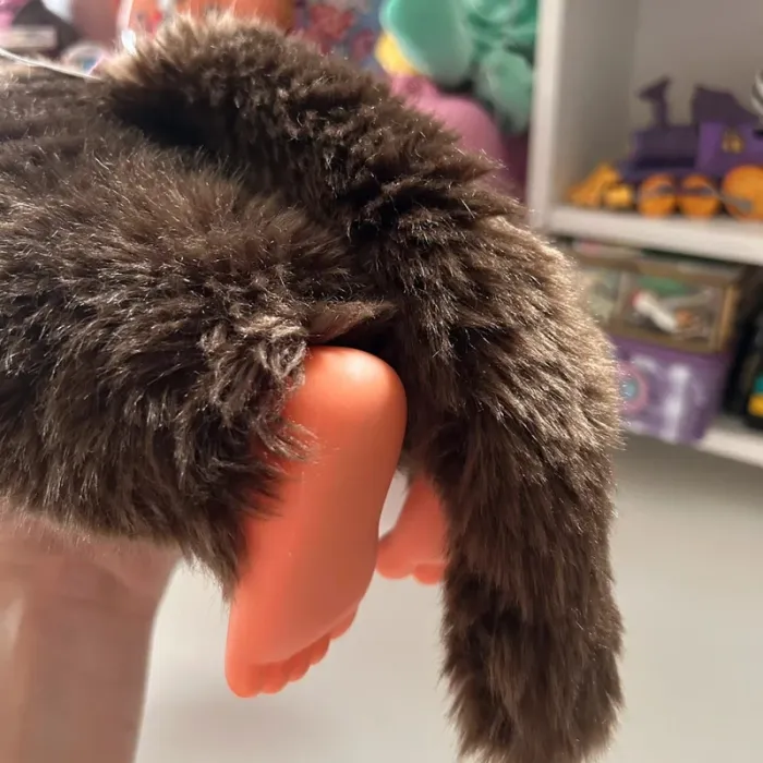 Peluche singe monchhichi fille grand format - photo numéro 5