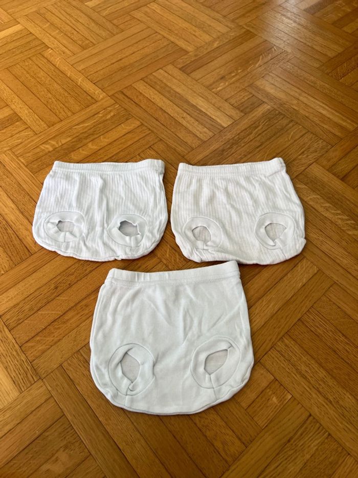 Lot 3 couches coton été naissance - photo numéro 2