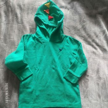 Haut avec capuche écailles