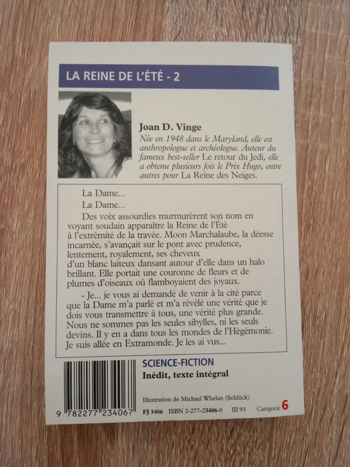 LOT Joan D. Vinge 📚 La reine de l'été Tome 1,2 et 3 - photo numéro 5