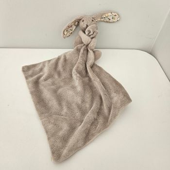 Doudou lapin fleuri zara