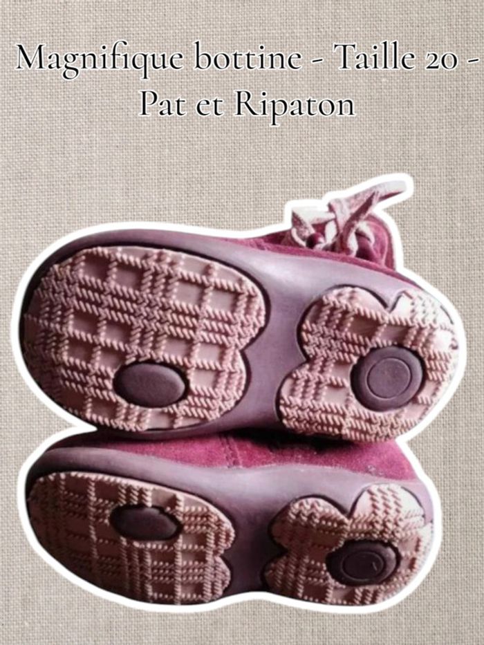 Magnifique bottine - Taille 20 - Pat et Ripaton - photo numéro 6