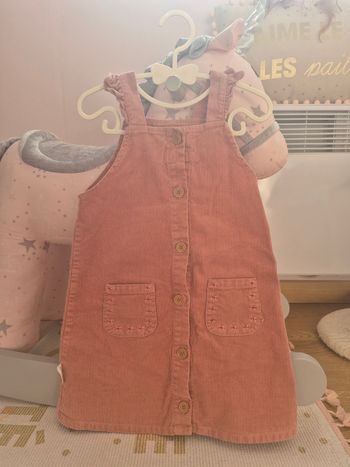 Robe velours côtelé petit béguin 4ans 104cm