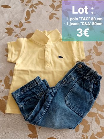 Ensemble garçon 12 mois