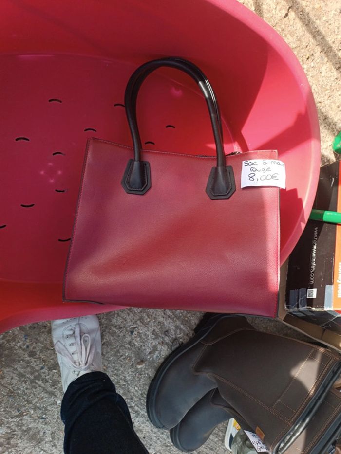 Sac à main rouge - photo numéro 2