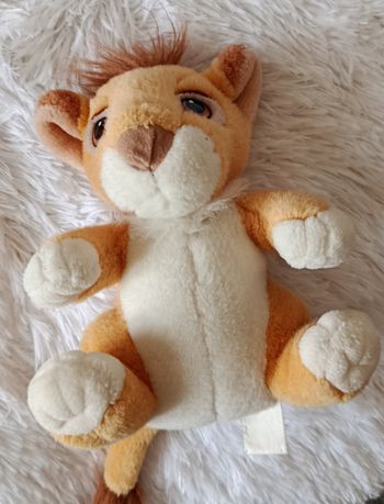 Doudou peluche roi lion Simba - 22 cm - Disney 