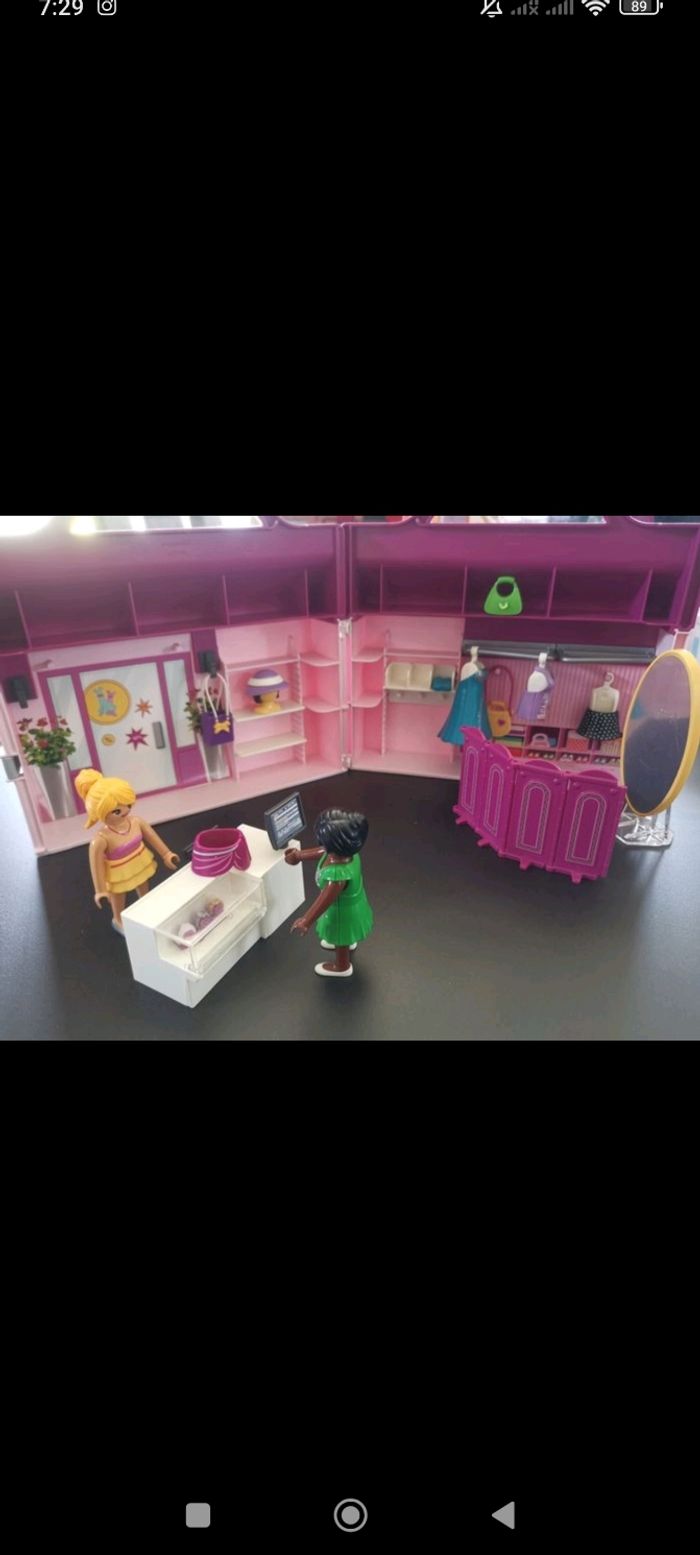 Playmobil boutique habits+salon de coiffure - photo numéro 4