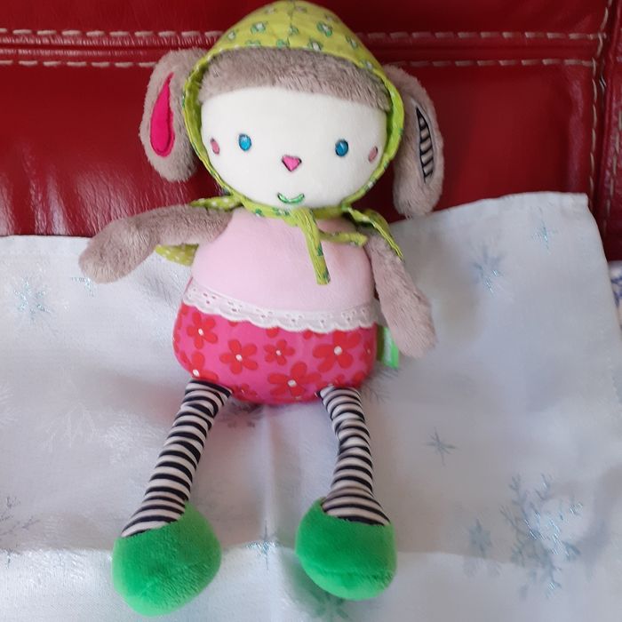 Babysun: Doudou/ Poupée "Lapin" *avec grelot - photo numéro 8