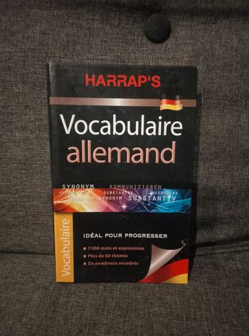 Livre dictionnaire vocabulaire allemand - Harrap's