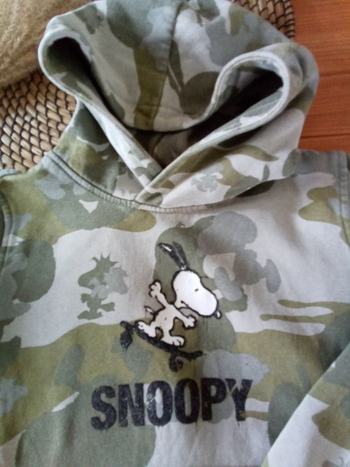 Sweat léger tons kaki Zara taille 3/4 ans - photo numéro 6