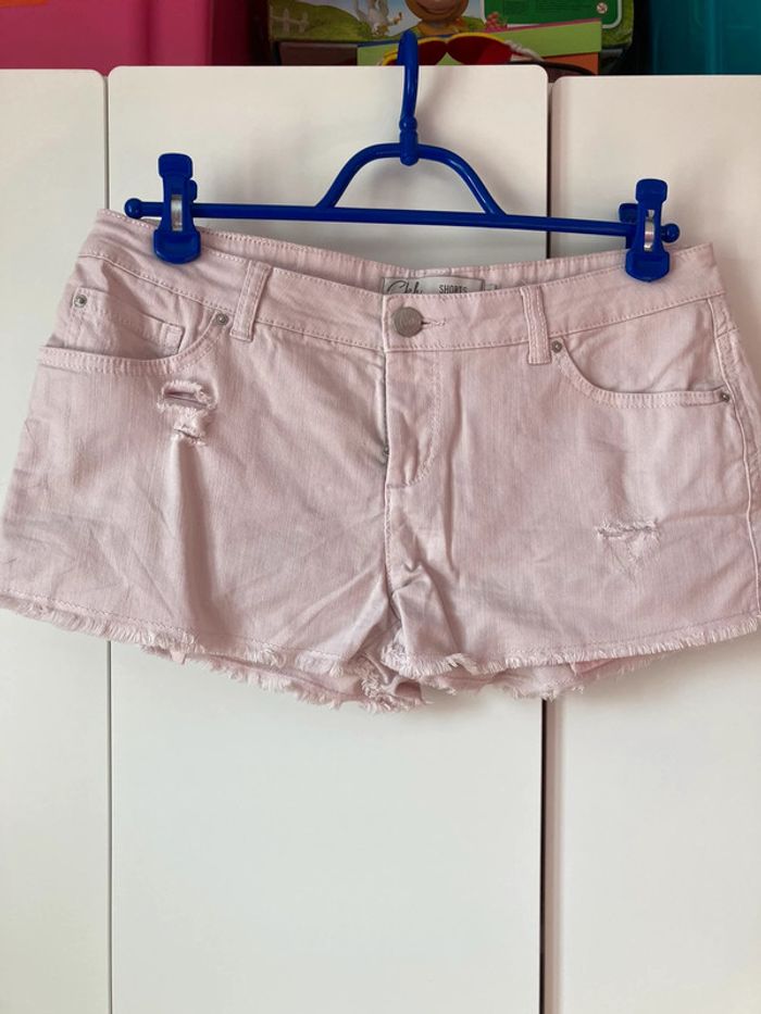 Short en jeans