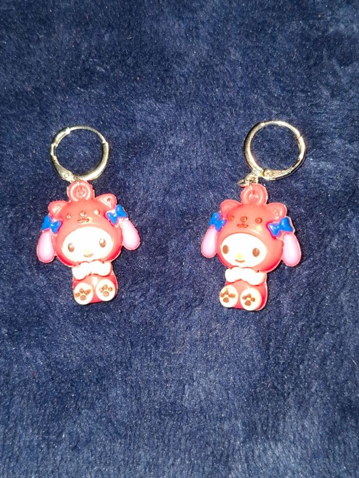 Boucles d'oreilles Kuromi - photo numéro 5