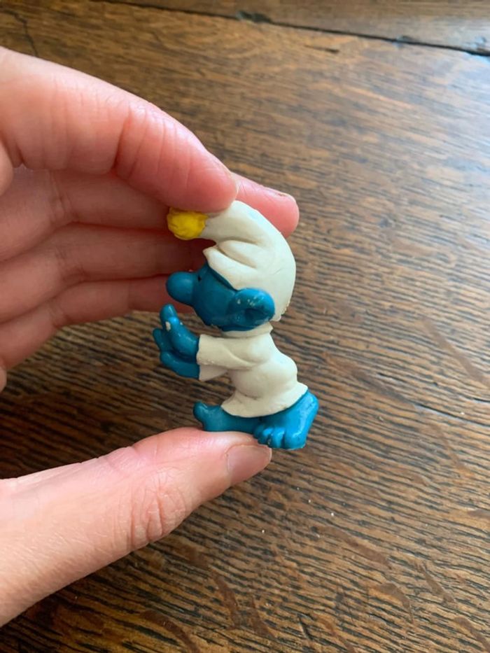 Figurine schtroumpf dormeur - photo numéro 2
