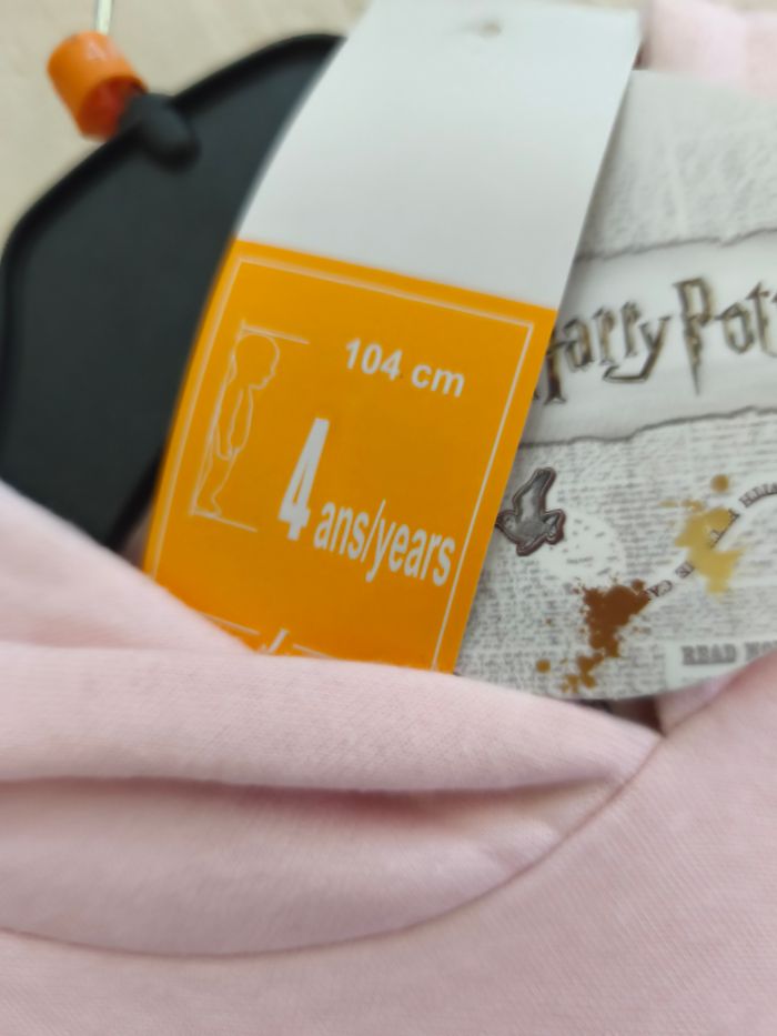 Sweat à capuche Hedwige Harry Potter 4 ans - photo numéro 4