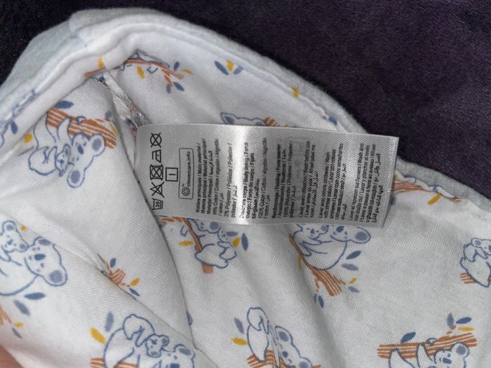 Sweat à capuche zippé réversible bébé garçon taille 9 mois - photo numéro 3