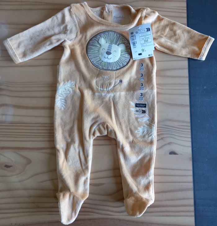 Pyjama velours bébé