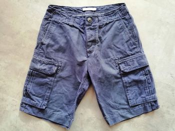 Bermuda en toile bleu Taille 38 Monoprix Homme