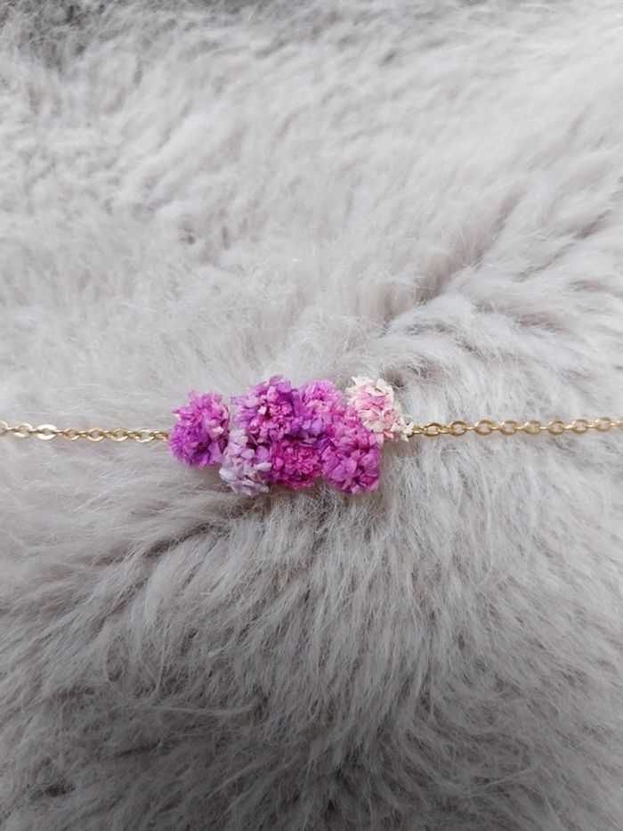 Bracelet fleurs séchées - photo numéro 2