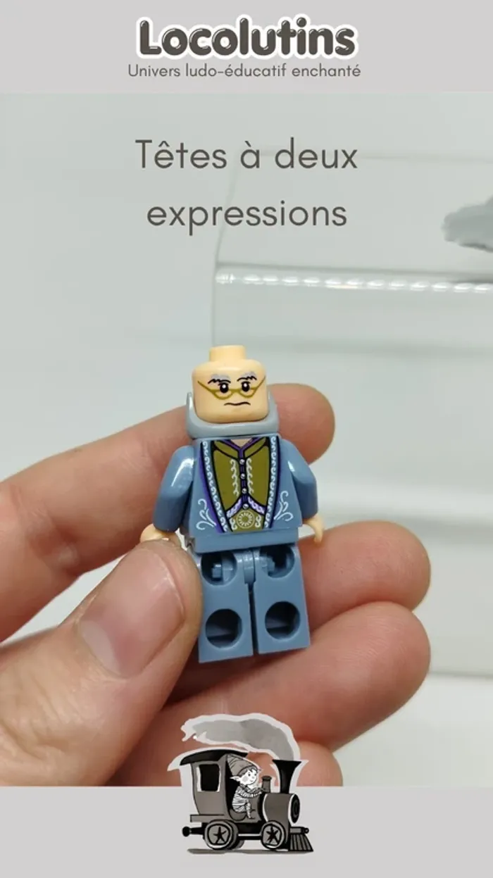 🚂 Figurine Dumbledore ▪ 2 expressions et 2 hauts - photo numéro 4