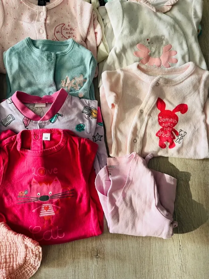 Lot de vêtements automne hiver bébé fille multiple marque - photo numéro 5