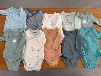 Lot de 10 bodys