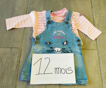 Lot n°249 Ensemble robe salopette Lee Cooper 12 mois