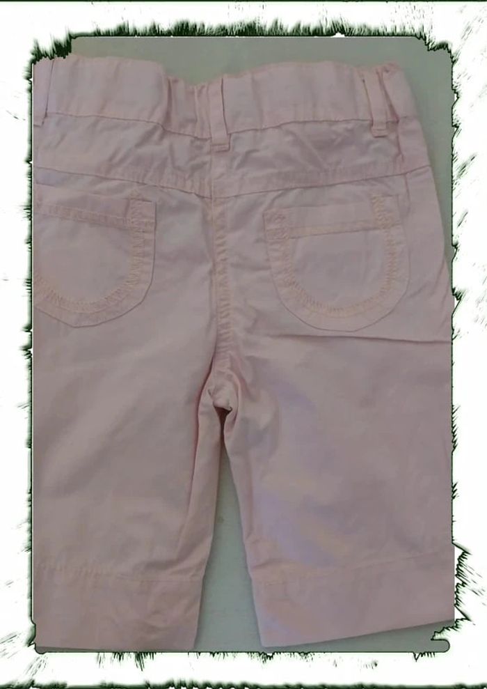 Pantacourt 18 mois rose pâle Neuf - photo numéro 2